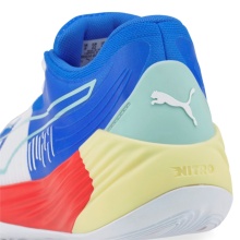 Puma Hallen-Indoorschuhe Fusion Nitro blau/bunt Herren